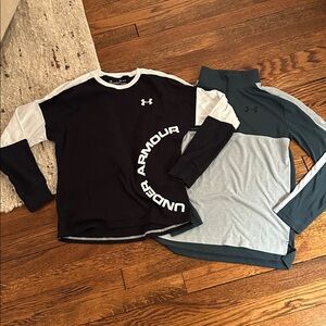 2 Under Armour long sleeve shirts